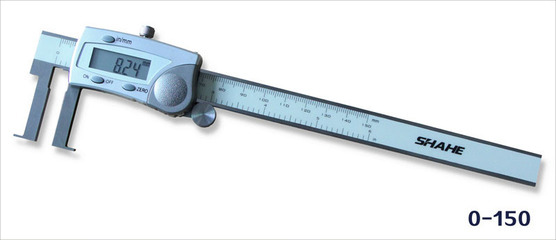 精密测量利器 三和牌扁头内沟槽数显卡尺深度解析